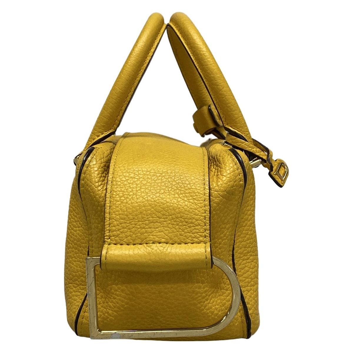 DELVAUX(デルボー) ハンドバッグ クールボックス ミニ イエロー レザー