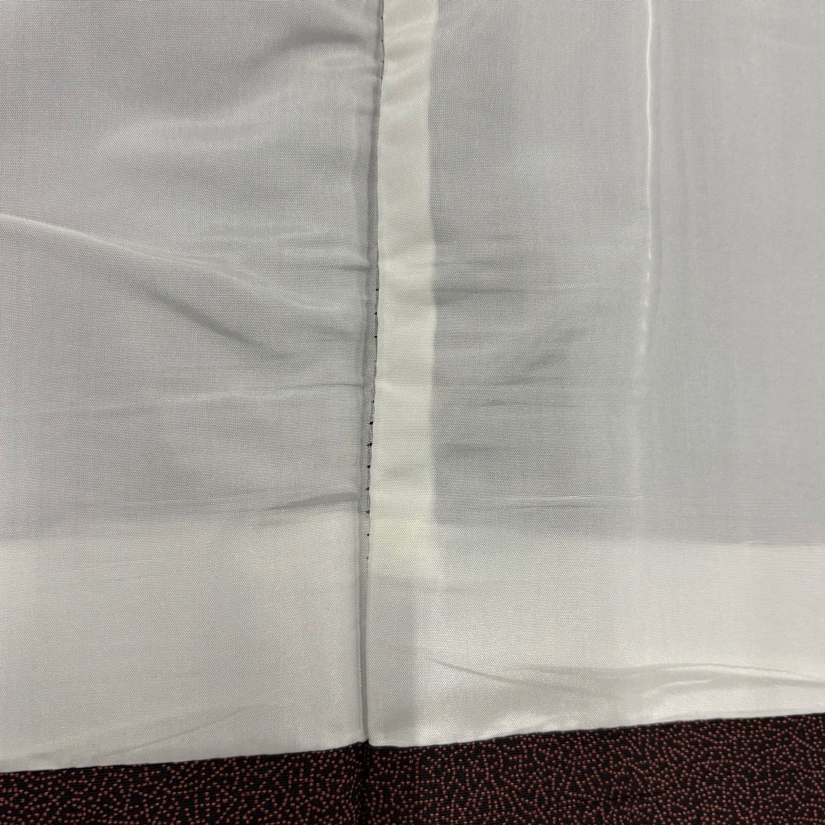 美品】 江戸小紋 身丈159cm 裄丈66cm M 袷 やまと 落款 宝尽くし 赤紫