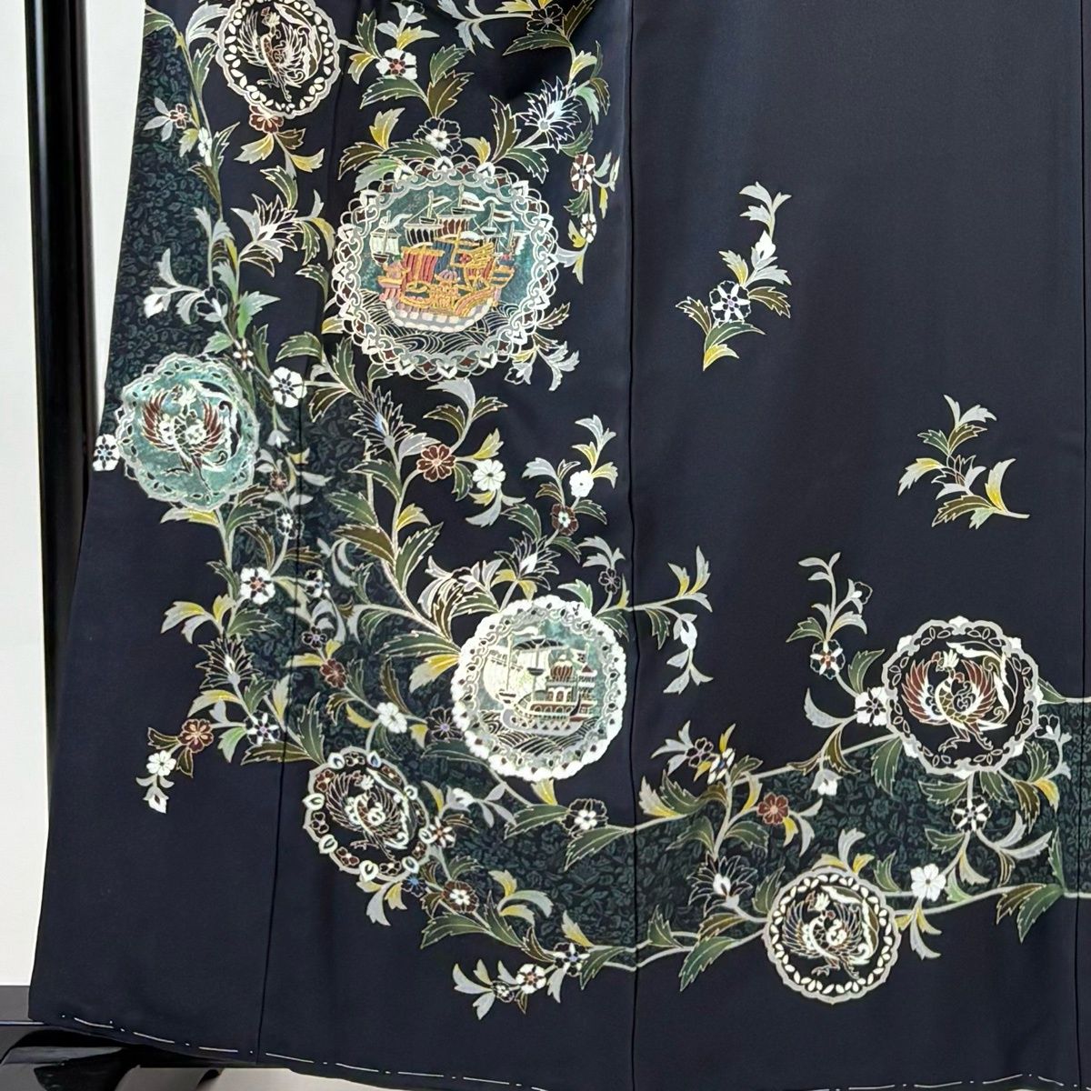 訪問着 身丈161.5cm 裄丈67cm 正絹 名品 【中古】 訪問着 身丈161.5cm 裄丈67.5cm 正絹 秀品 【中古】の通販 by バイセル