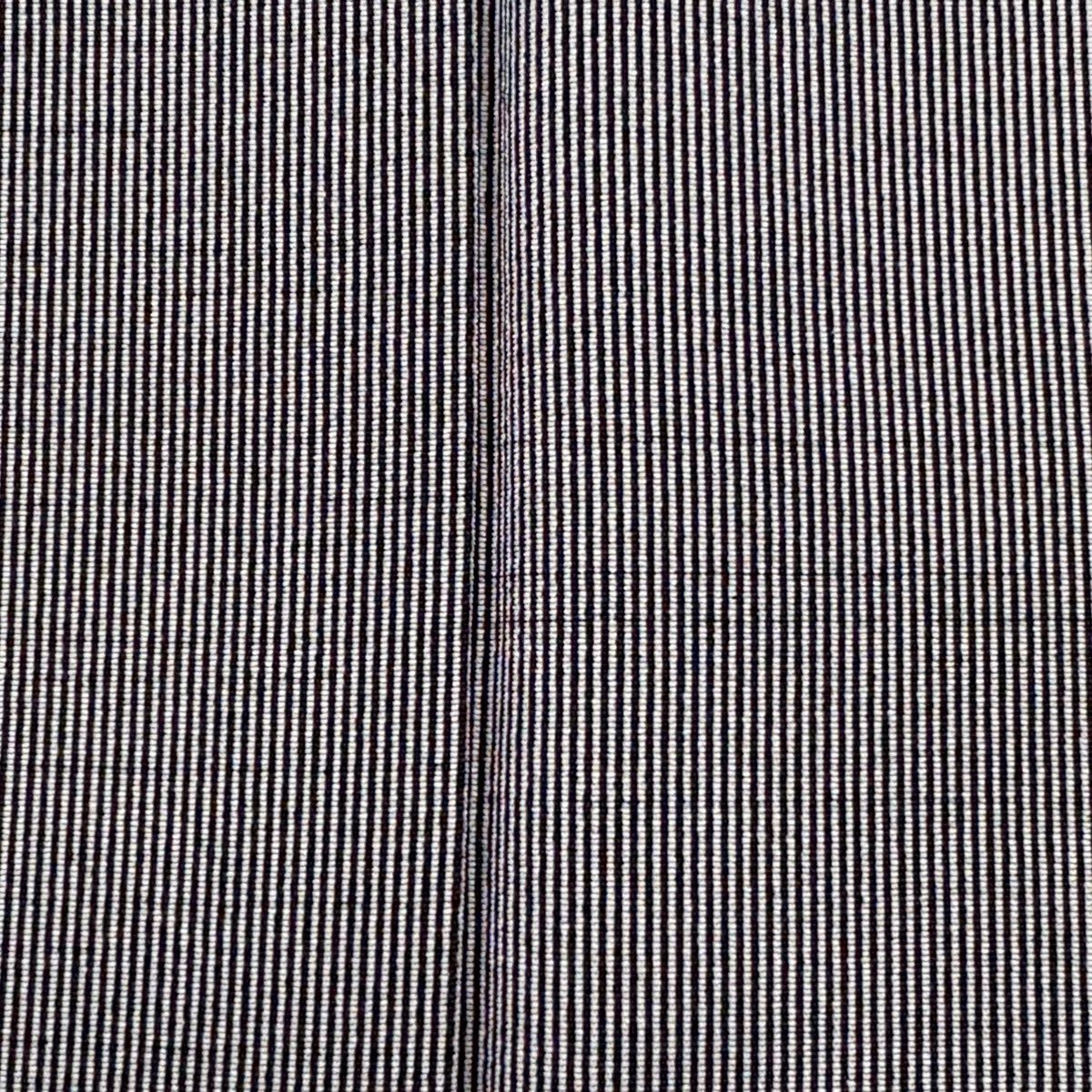 江戸小紋　万筋　一つ紋(縫紋) 身丈165裄70 江戸小紋 身丈166cm 裄丈70cm L 袷 落款 万筋 黒灰 正絹 名品 【中古