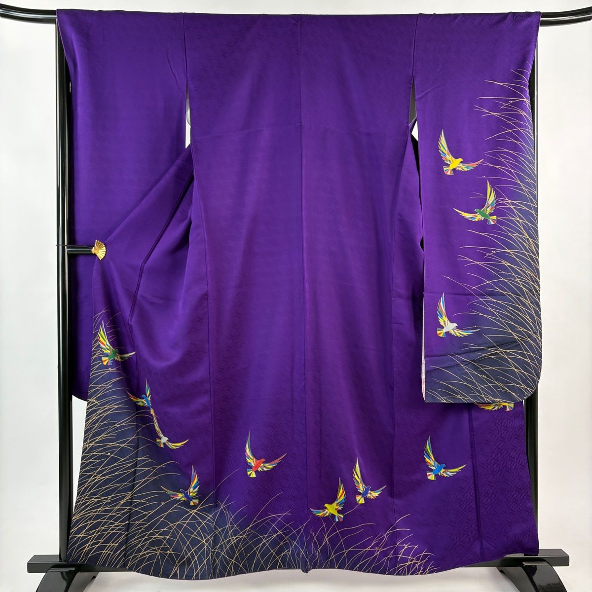 M193　振袖　身丈151cm　斉藤三才 斎藤三才 振袖 シンプル M193 振袖 身丈151cm 斉藤三才 作家斉藤三才の