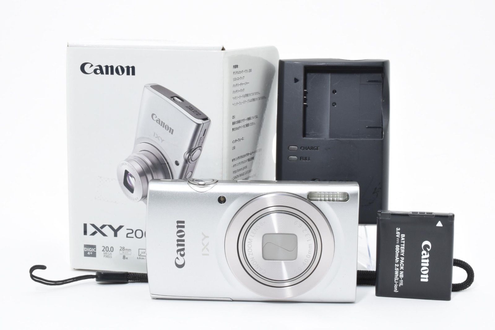 美品】キヤノン Canon デジタルカメラ IXY 200 シルバー - メルカリ
