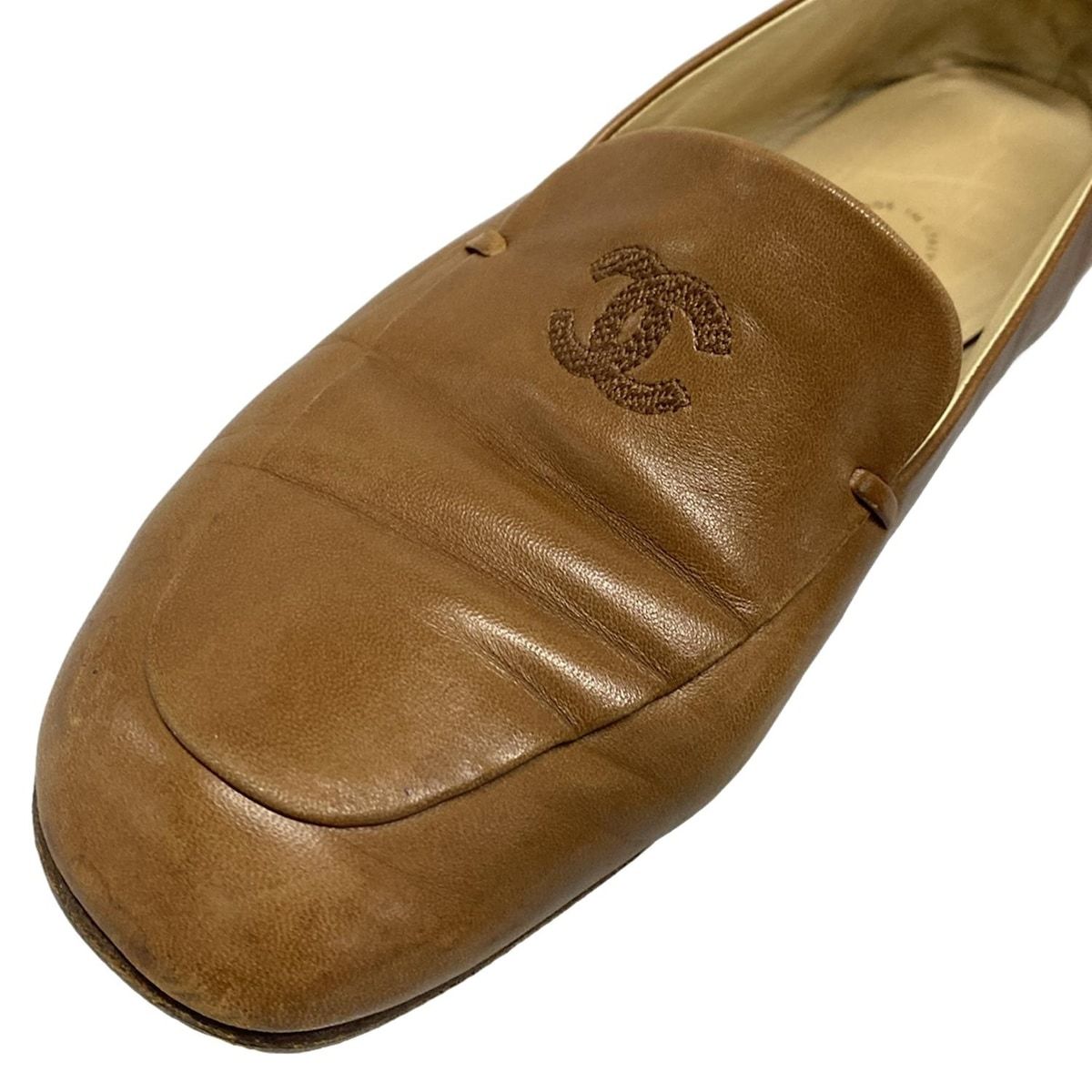 CHANEL(シャネル) ローファー レディース ブラウン アウトソール張替済