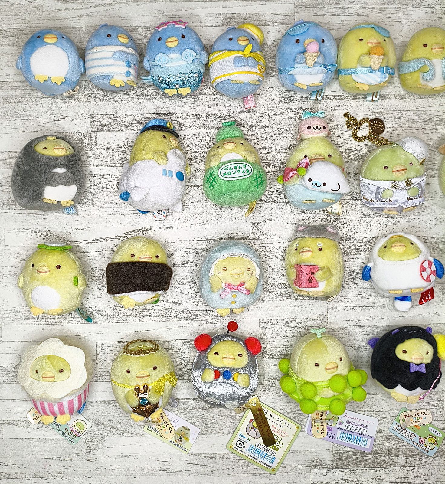 SG090 30体セット すみっコぐらし てのりぬいぐるみ ぺんぎん まとめ