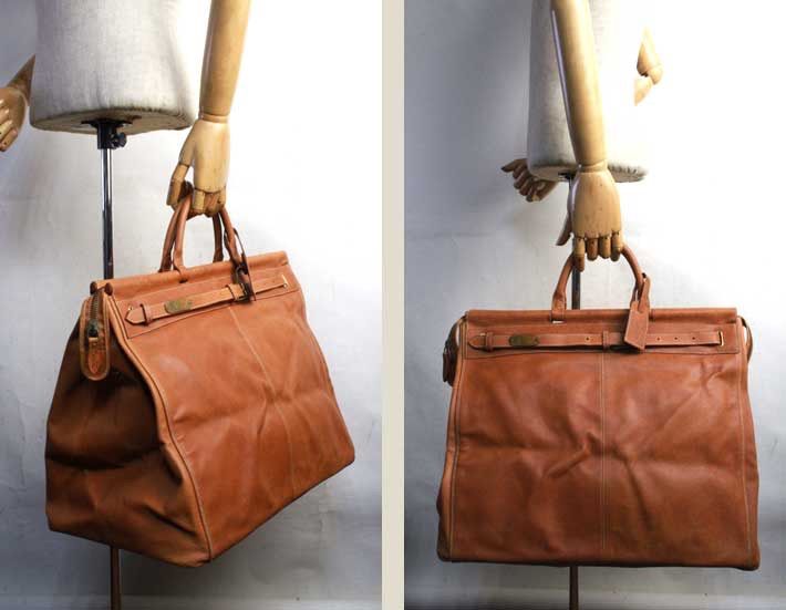 レアモデル 高級 イタリア製 ラルフローレン Ralph Lauren 大型 レザー