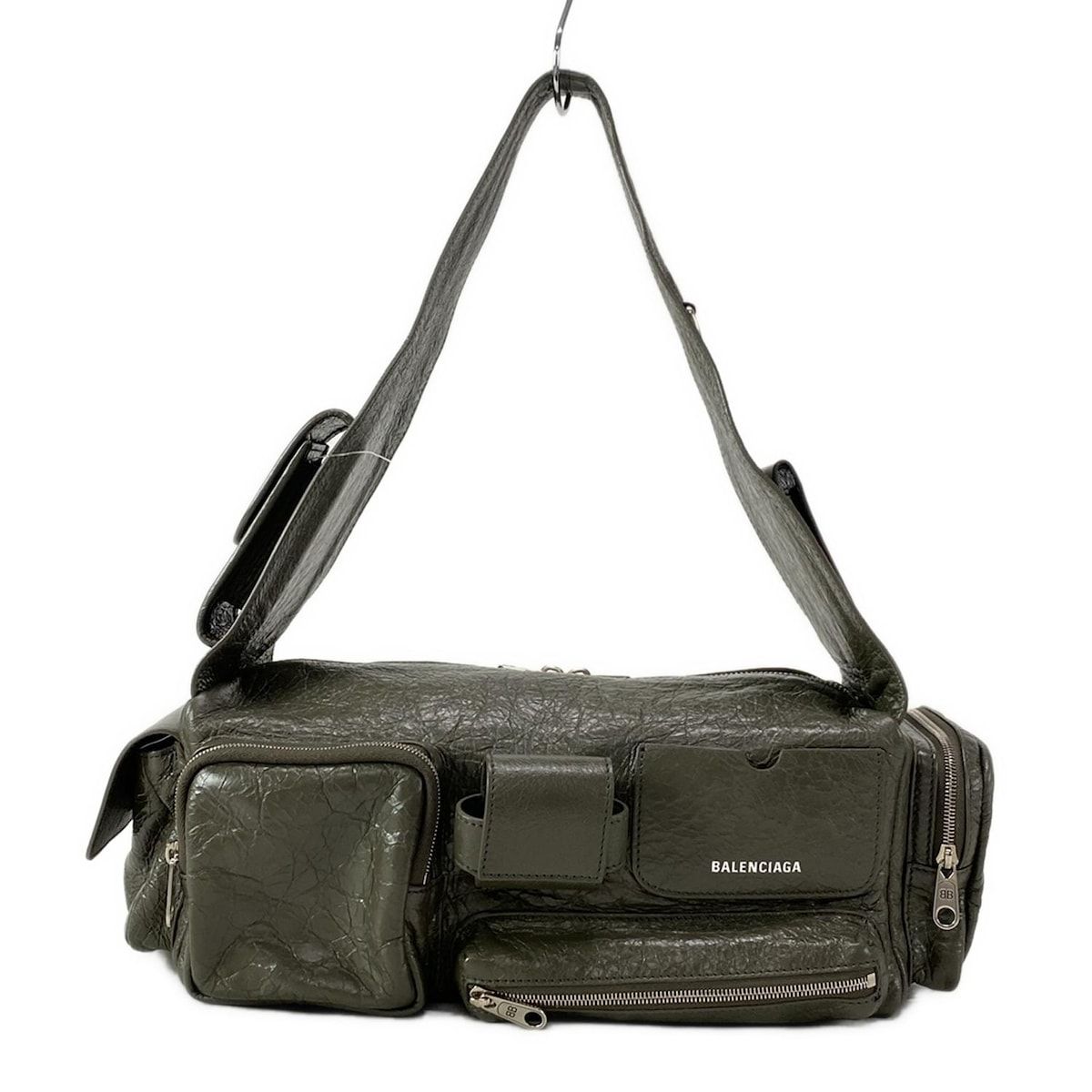 バレンシアガ スーパービジー スリングバッグ カーキ BALENCIAGA(バレンシアガ) ショルダーバッグ スーパービジー スモール