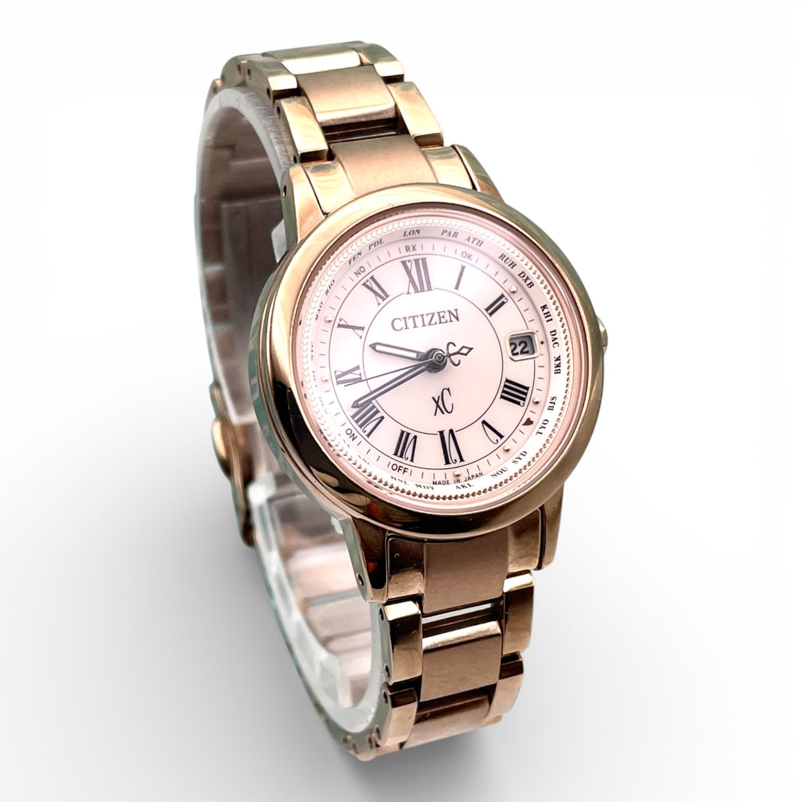 美品□稼働 CITIZEN シチズン XC クロスシー エコドライブ ソーラー 