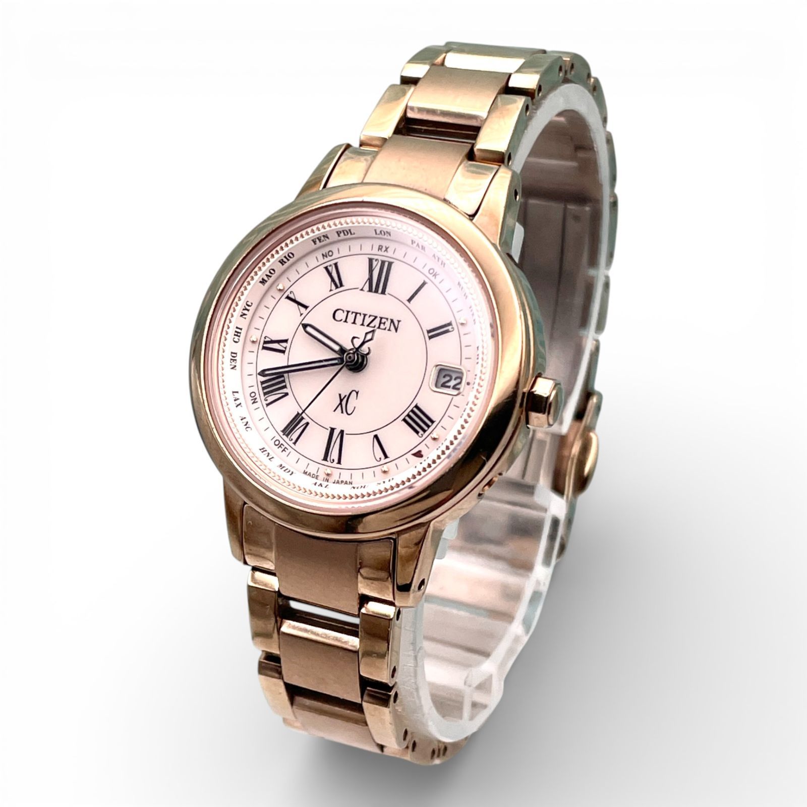 美品□稼働 CITIZEN シチズン XC クロスシー エコドライブ ソーラー 