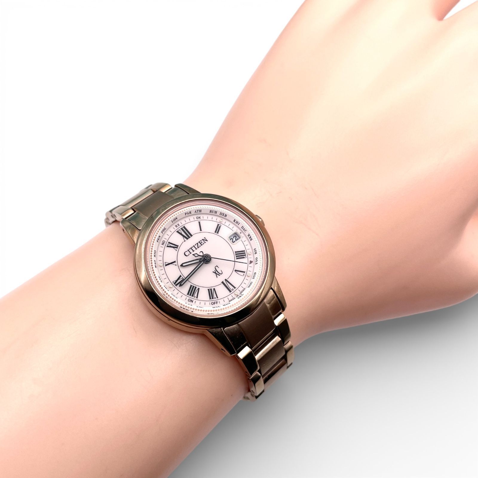 美品□稼働 CITIZEN シチズン XC クロスシー エコドライブ ソーラー 