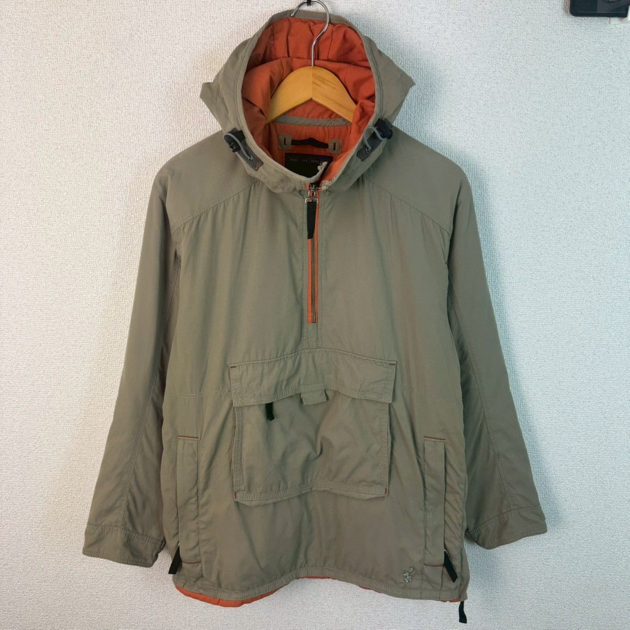 KENSHO ABE SPORTS ケンショウアベ アノラックパーカー ベージュ SS 