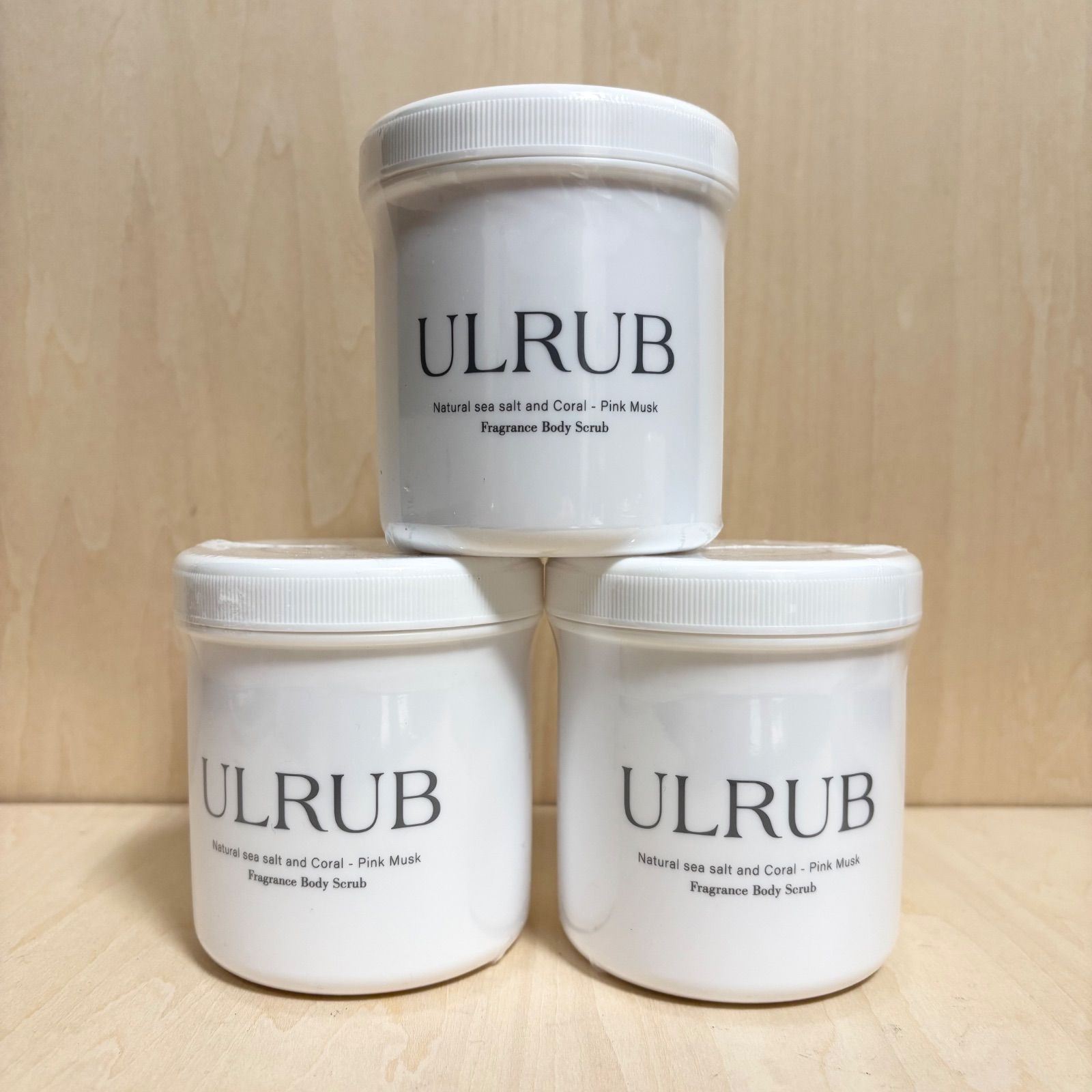 新品未使用 ULRUB ウルラブ ボディスクラブ スクラブ化粧料 460g 日本製 3個