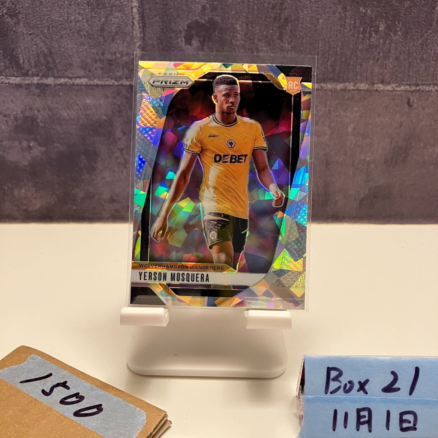2024-25 Panini Prizm Premier League Yerson Mosquera Wolverhampton