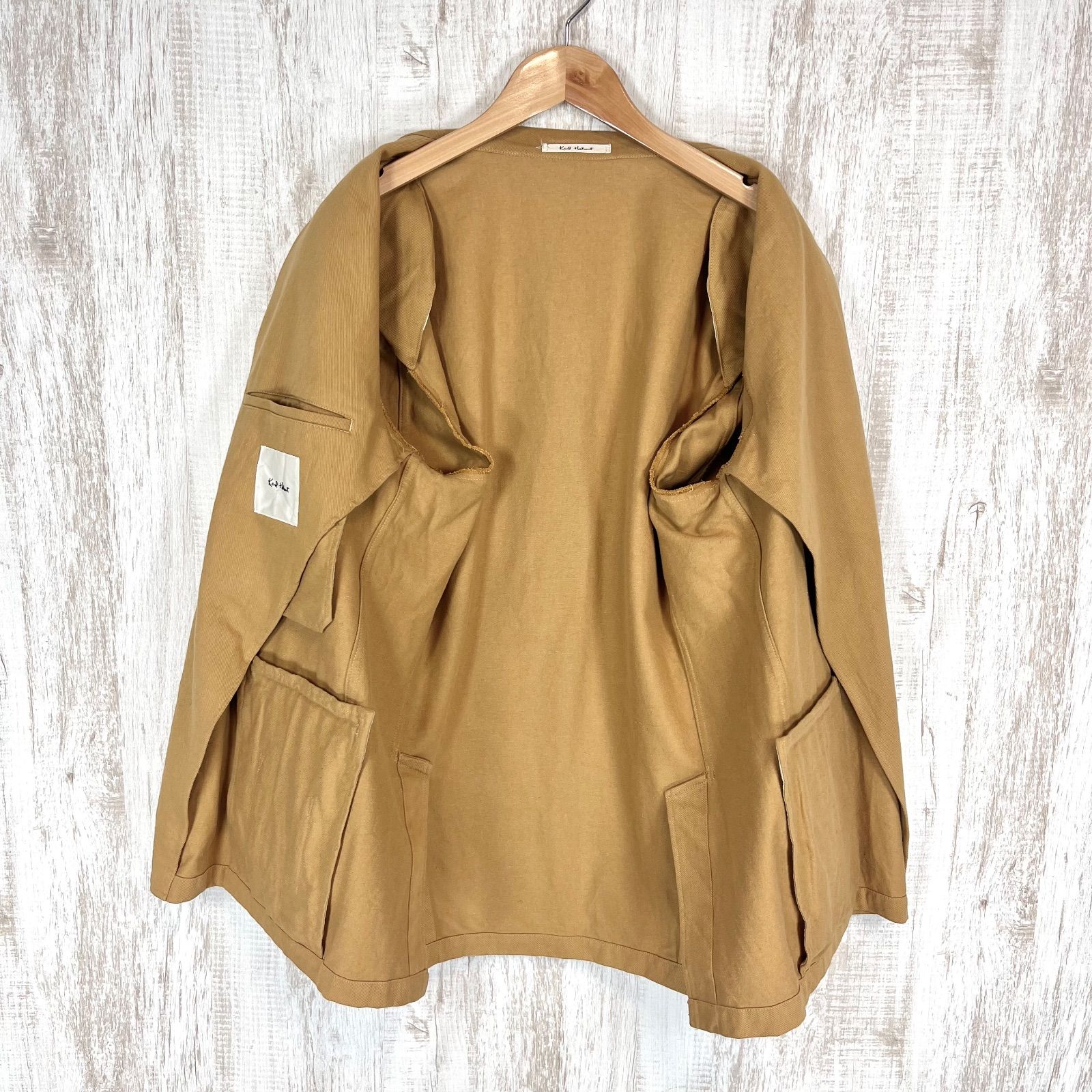 Karl Helmut カールヘルム ピンクハウス バックロゴプリント ダブル