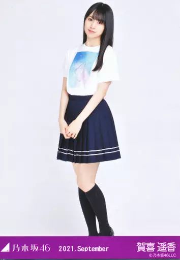 中古】生写真(乃木坂46) 賀喜遥香/全身・真夏の全国ツアー2021 Tシャツ