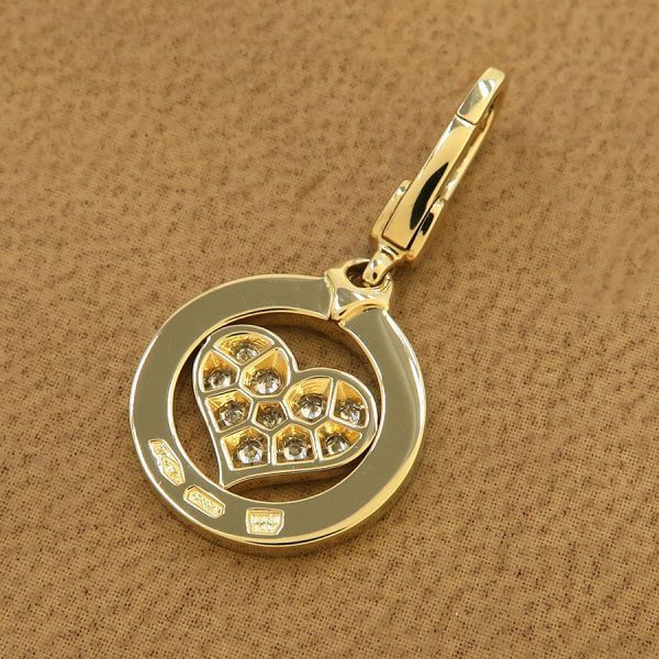 ブルガリ トンドダイヤチャーム/ハート 【無料ギフトラッピング】【A