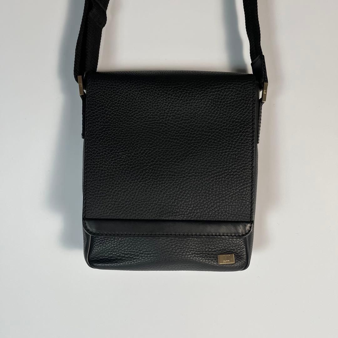 美品 dunhill ショルダーバッグ メッセンジャーバッグ レザー 