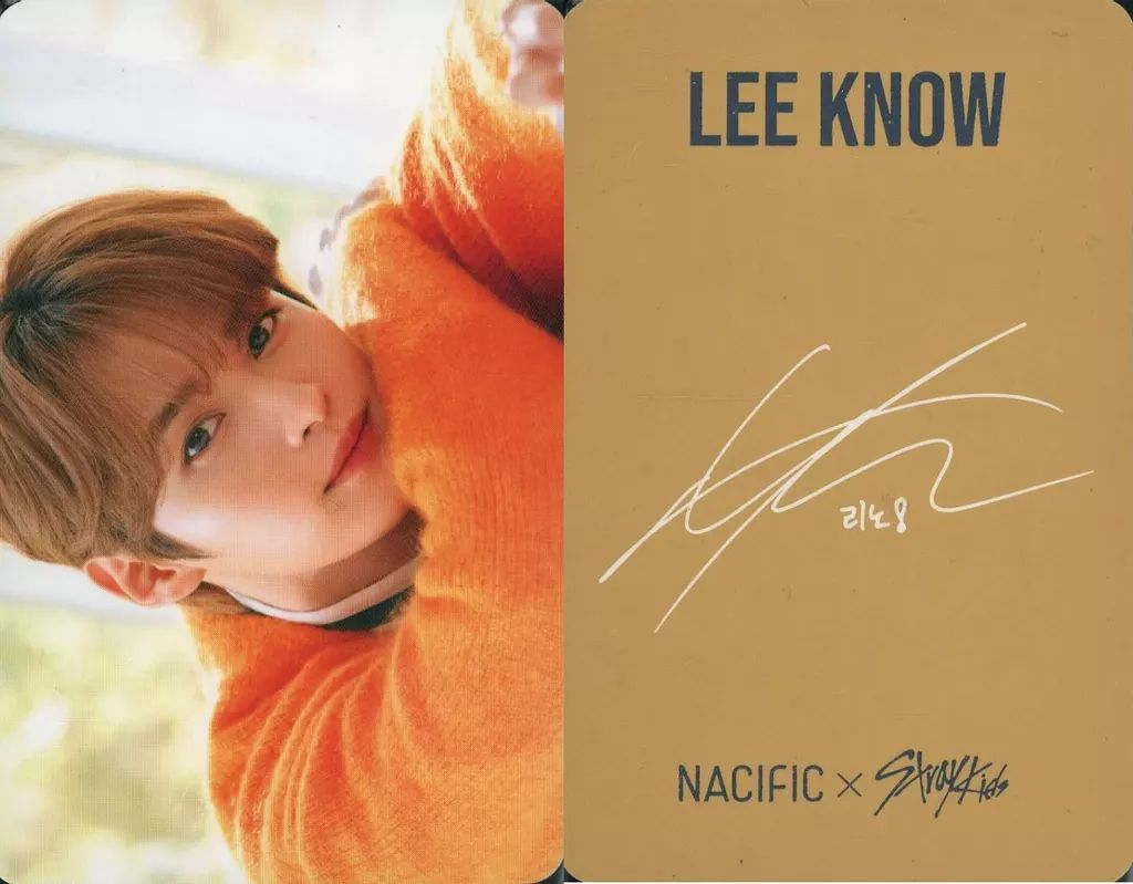 中古】コレクションカード(男性) Stray Kids/Lee Know(リノ)/裏面印刷