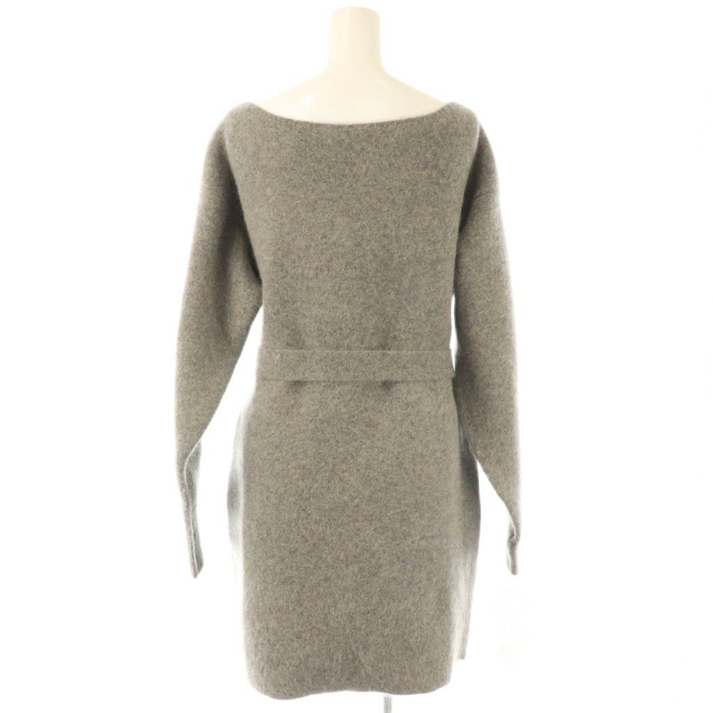 【中古】未使用品 フレイアイディー FRAY I.D 25AW フォックスウールミニニットワンピース F グレー /ES ■OS ■SH フレイアイディー FRAY I.D 25AW フォックスウールミニニット