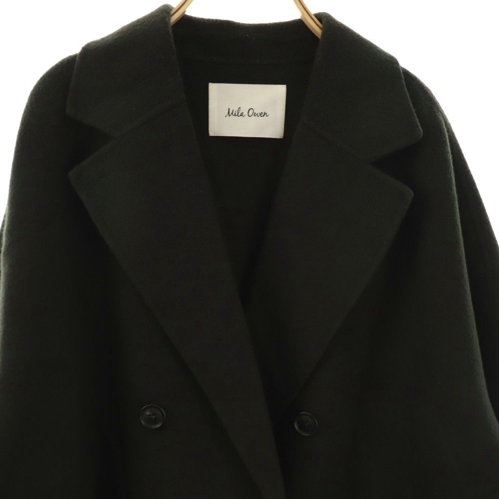 ミラオーウェン Mila Owen 24AW ワイドシルエットダブルブレストコート