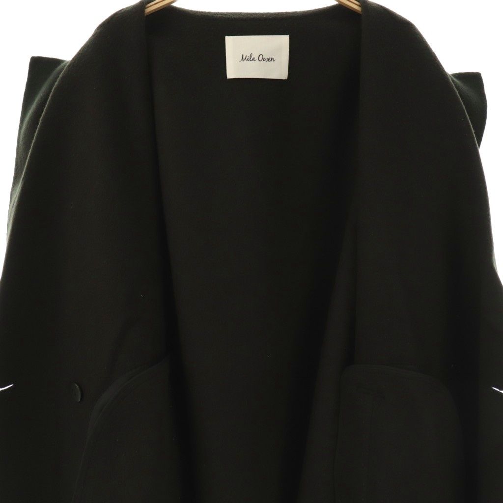 ミラオーウェン Mila Owen 24AW ワイドシルエットダブルブレストコート