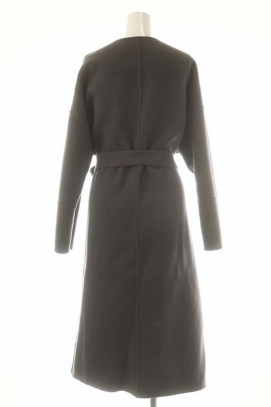 フレイアイディー FRAY I.D ウールカシミヤ混 バイカラーリバーコート