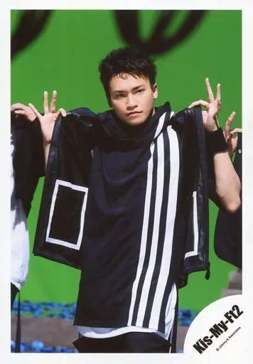 中古】生写真(ジャニーズ) Kis-My-Ft2/二階堂高嗣/上半身・衣装黒白
