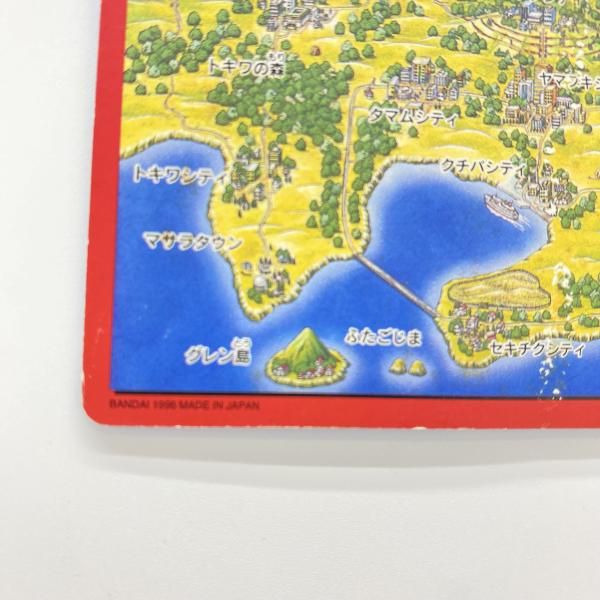中古】 現状品） ポケモン カードダス 156 カメックス タウンマップ