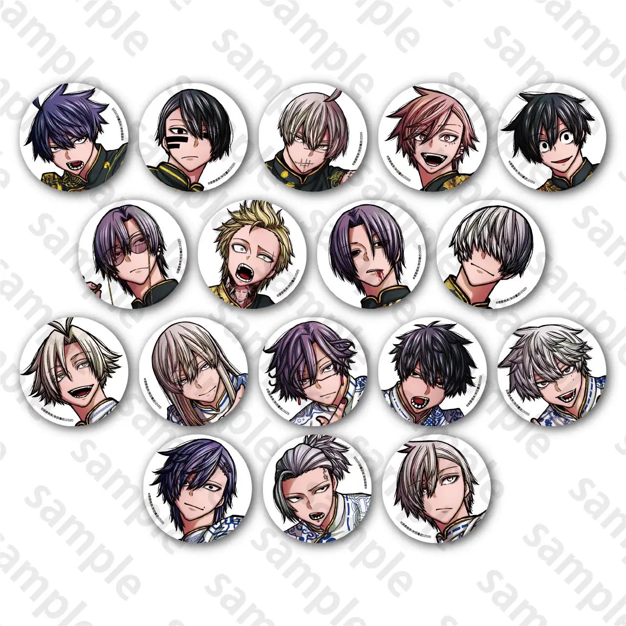 桃源暗鬼 トレーディング 缶バッジC 107 10点