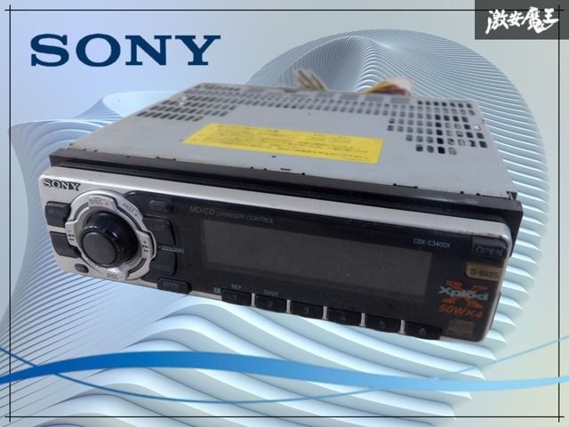ジャンク】SONY ソニー 1DIN CD チューナー CDX-C3400X AUX 棚C5