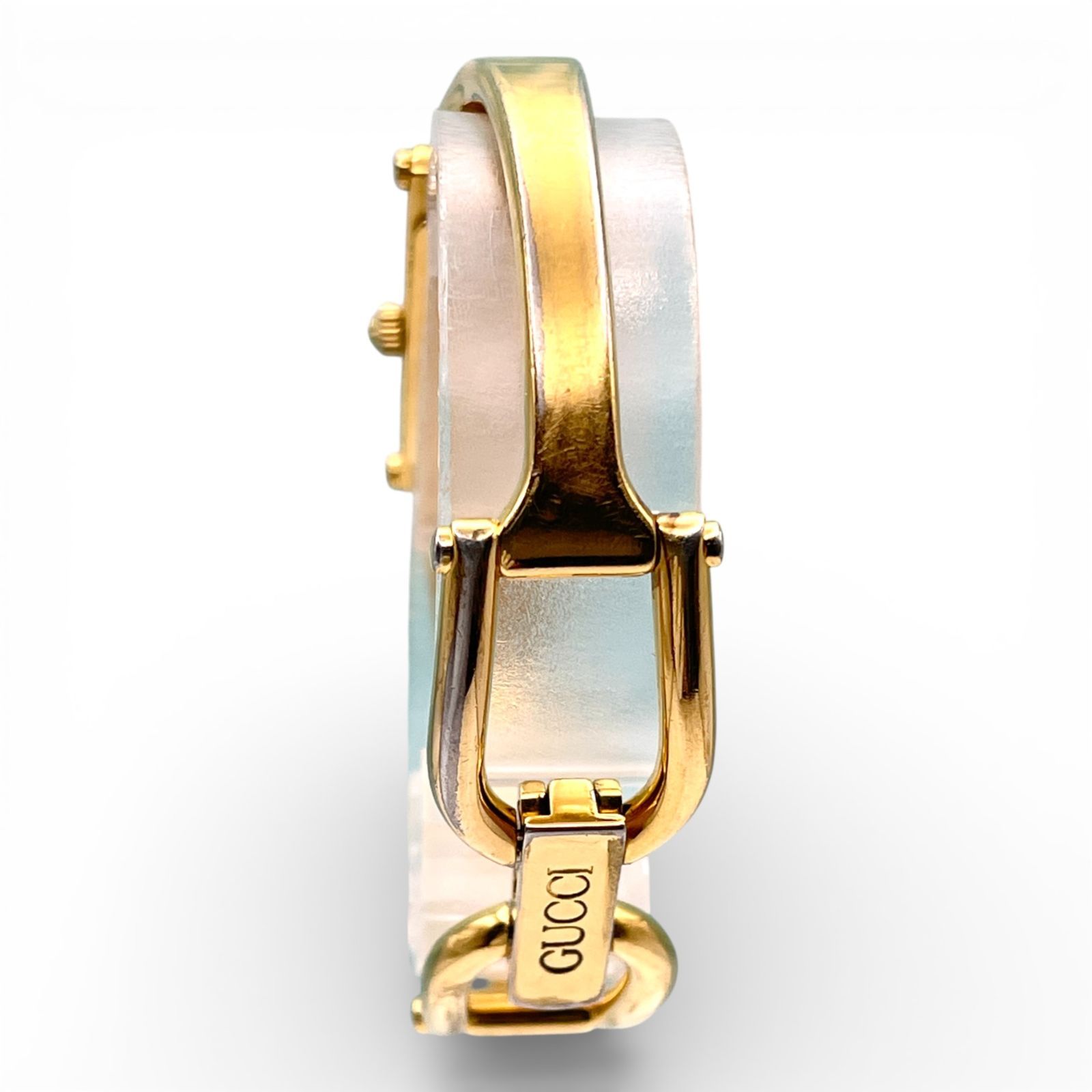 稼働□ GUCCI グッチ 1500L ゴールド ヴィンテージ レディース腕時計