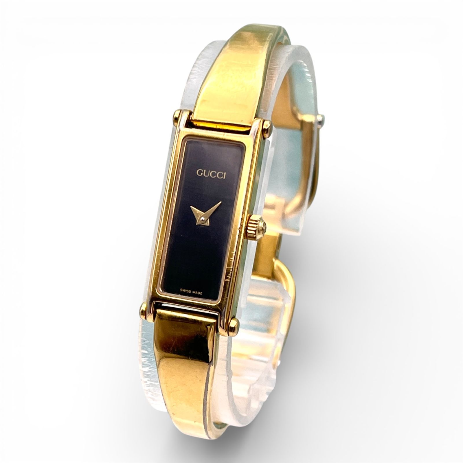 稼働□ GUCCI グッチ 1500L ゴールド ヴィンテージ レディース腕時計