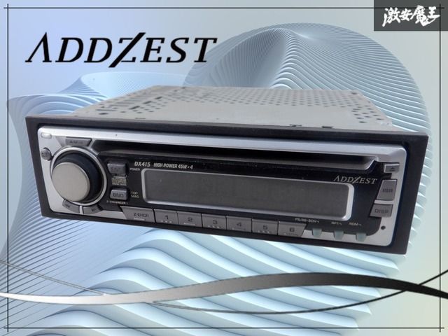 ジャンク】ADDZEST アゼスト 1DIN CD チューナー DX415 棚C5 - メルカリ
