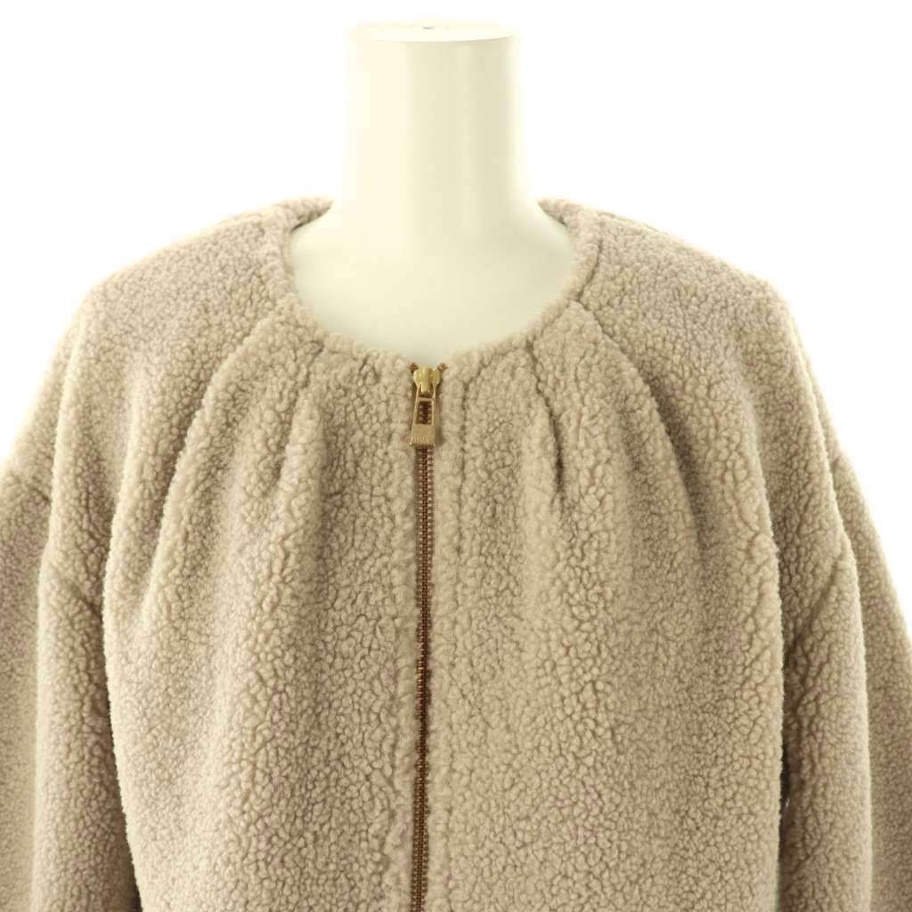 セルフォード CELFORD 23AW ボアペプラムジャケット ノーカラー