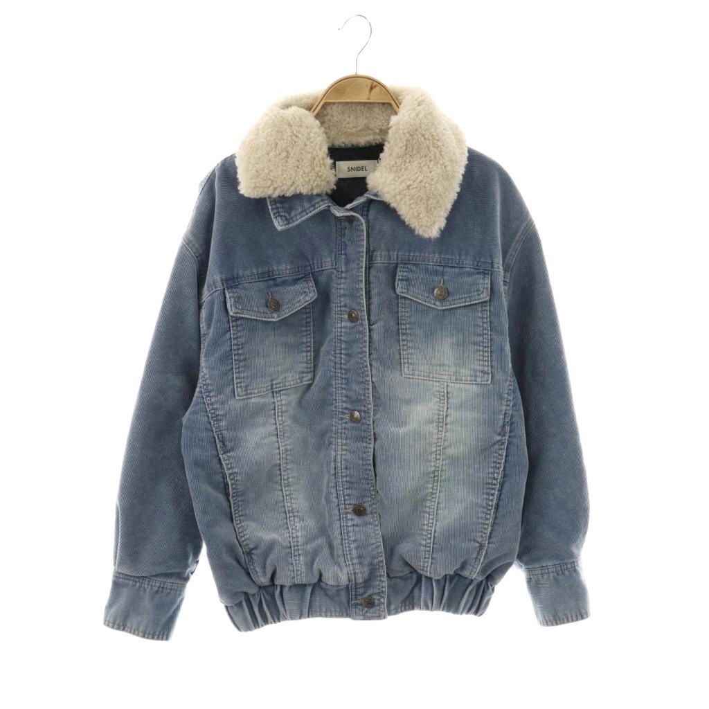 スナイデル SNIDEL 25SS 衿ボアコーデュロイブルゾン ジャケット 中綿