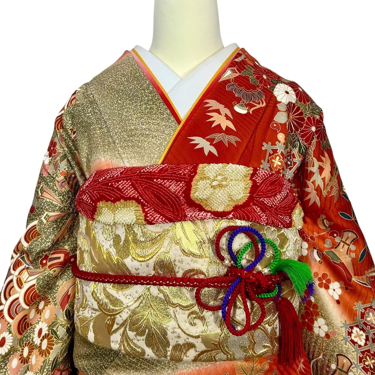 成人式　振袖　フルセット　メルカリ市SALE 訳あり 振袖フルセット 振り袖 成人式 - メルカリ