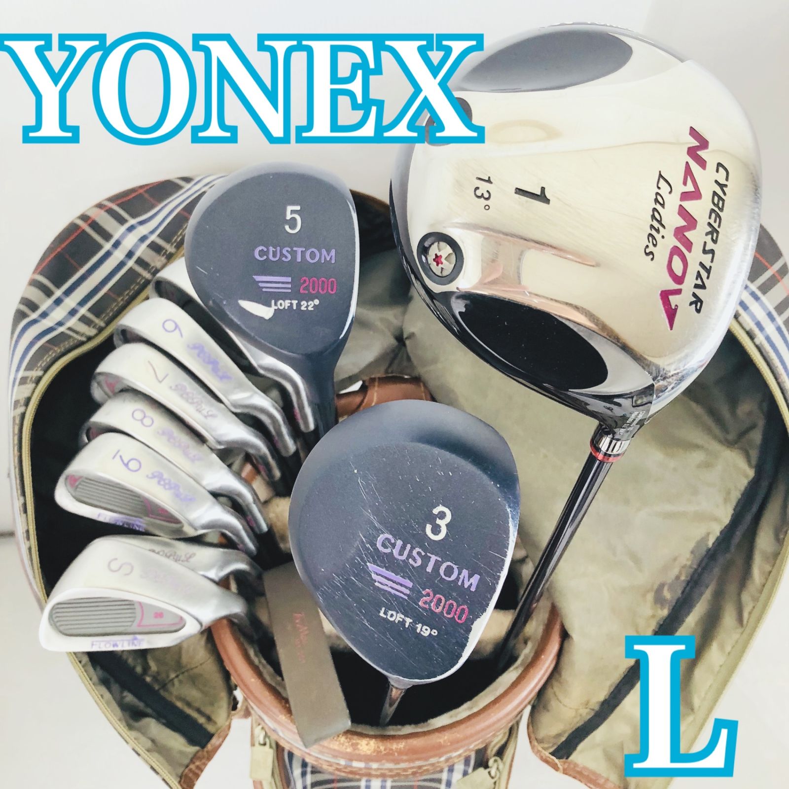 YONEX CYBERSTAR ゴルフクラブセット レディース YONEX ヨネックス CYBERSTAR NANOV ゴルフ クラブ セット