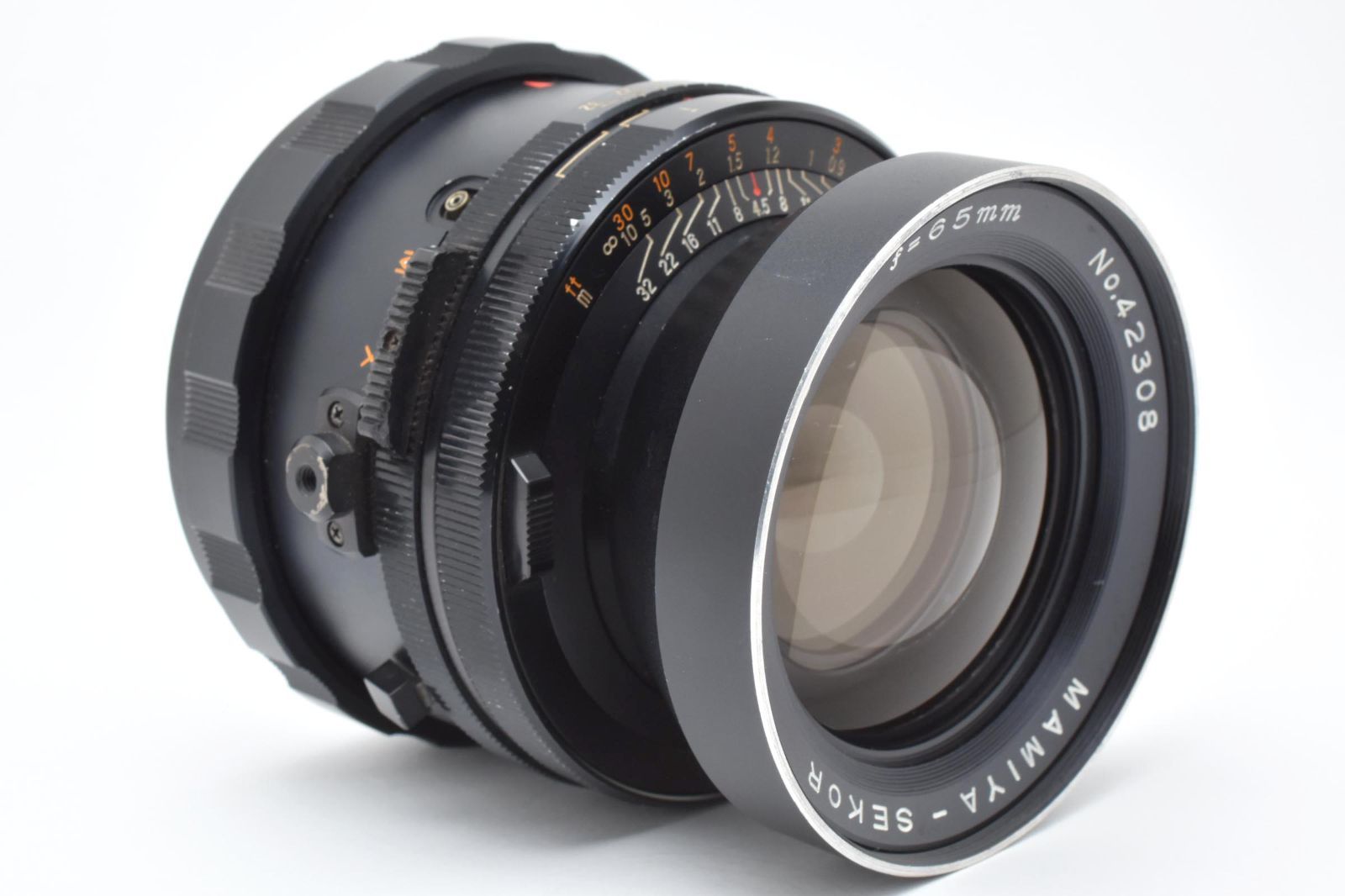 4742 マミヤ Mamiya Sekor 65mm f/4.5 Lens For RB67 中判レンズ [動作