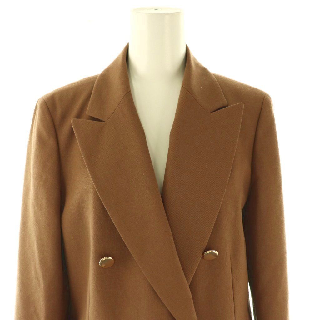 UNITED ARROWS ユナイテッドアローズ フード付きジャケット ウール  茶色 S ユナイテッドアローズ UNITED ARROWS 6B ウール ブレザー 25FW