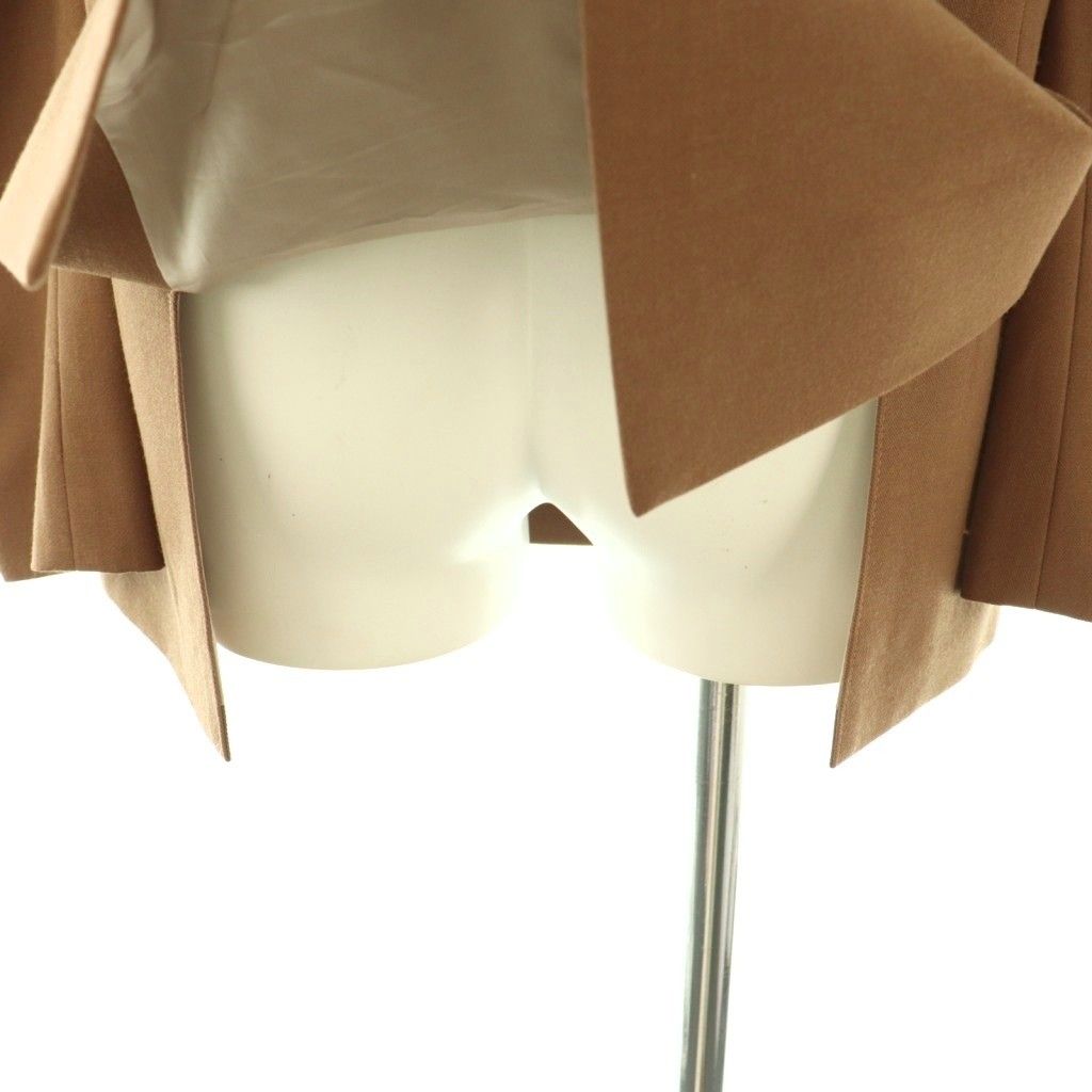 UNITED ARROWS ユナイテッドアローズ フード付きジャケット ウール  茶色 S ユナイテッドアローズ UNITED ARROWS 6B ウール ブレザー 25FW