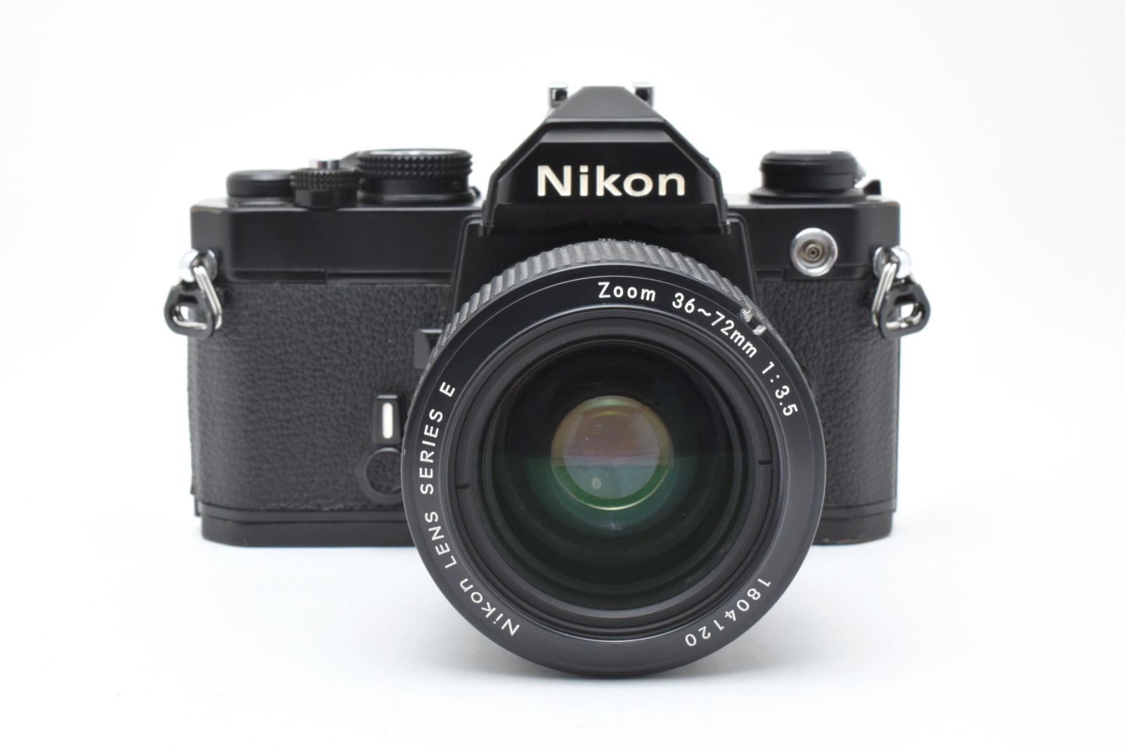 4744 ニコン Nikon FM Black + Ai-s Nikkor 36-72mm 一眼レフ フィルム