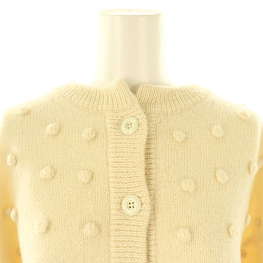 イエナ IENA sese ポンポンカーディガン ニット 38 アイボリー /ES