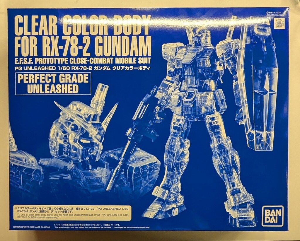 BANDAI SPIRITS PG 1/60 機動戦士ガンダム RX-78-2 ガンダム クリア