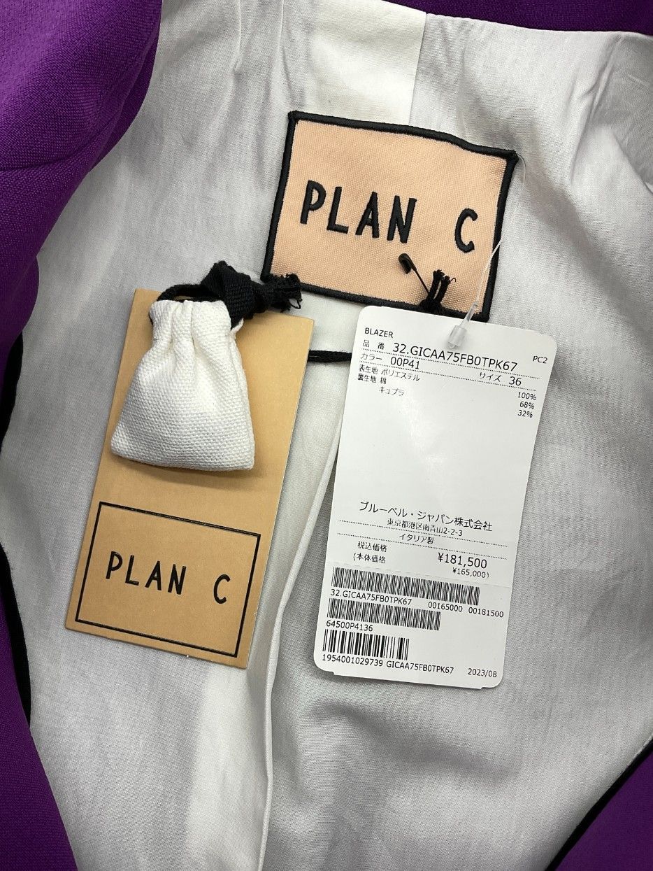 ★新品/定価18万★ PLAN C 3Bノッチドテーラードジャケット 38 ☆新品/定価18万☆ PLAN C 3Bノッチドテーラードジャケット 38 ☆新品