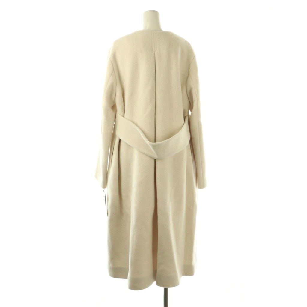 セルフォード CELFORD 24AW カシミア混ノーカラーコート ロング 38