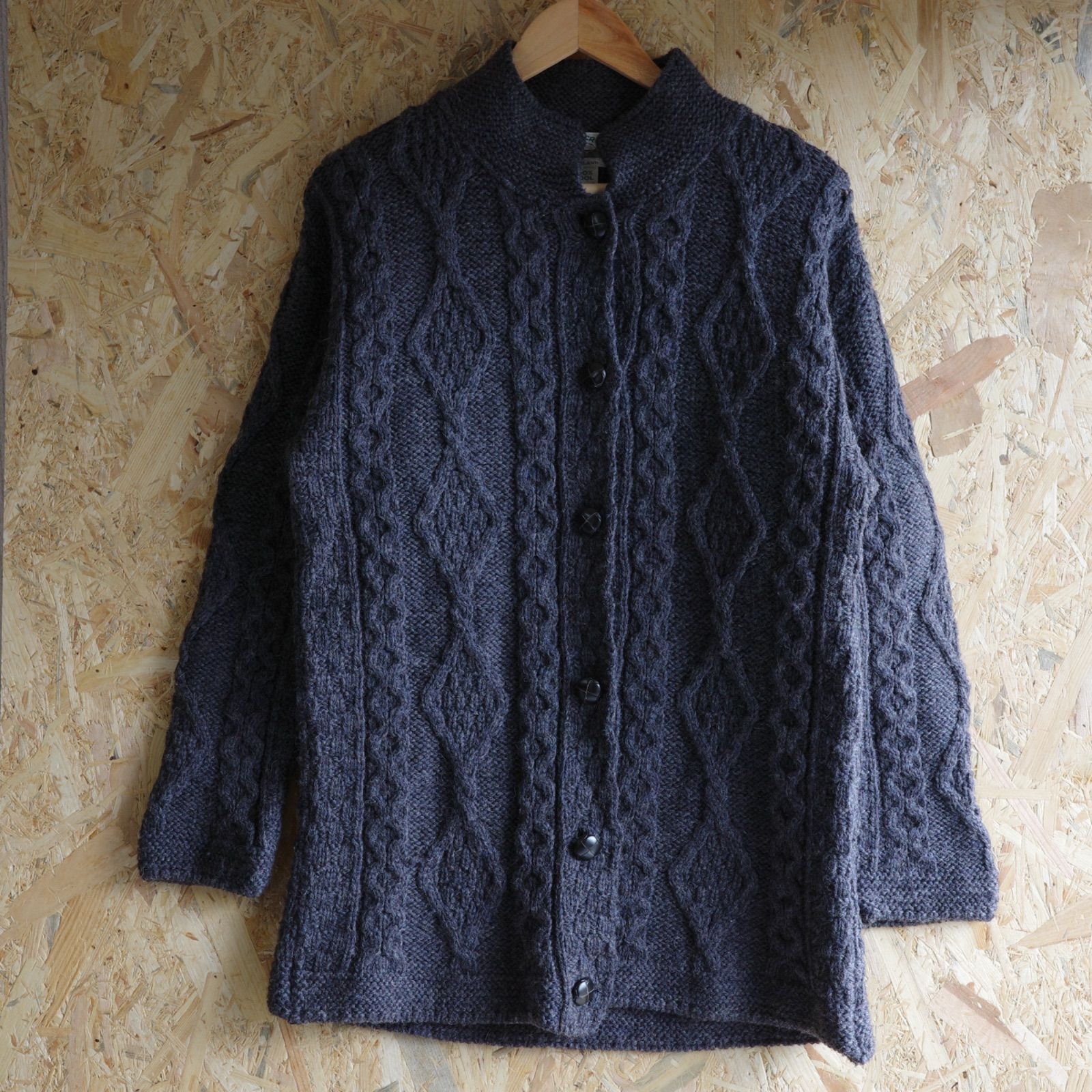 アランクラフツ aran crafts アイルランド製 古着 ニット 100%ウール 