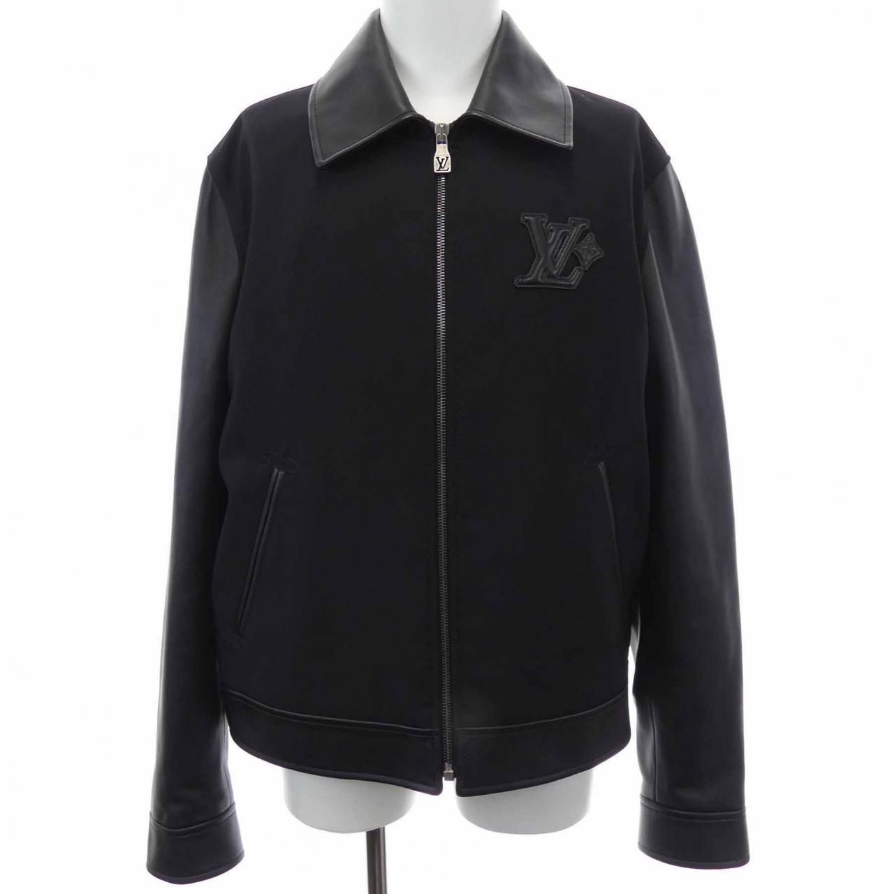 ルイヴィトン LOUIS VUITTON レザーミックスブルゾン HTL46ETV8