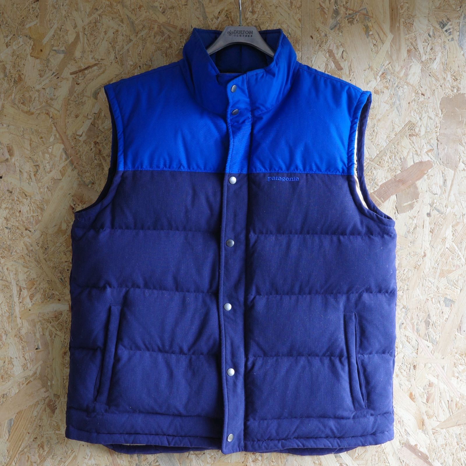 patagonia ダウンベスト L ネイビー 中古・古着通販】Patagonia (パタゴニア) Patagonia ネイビー ダウン