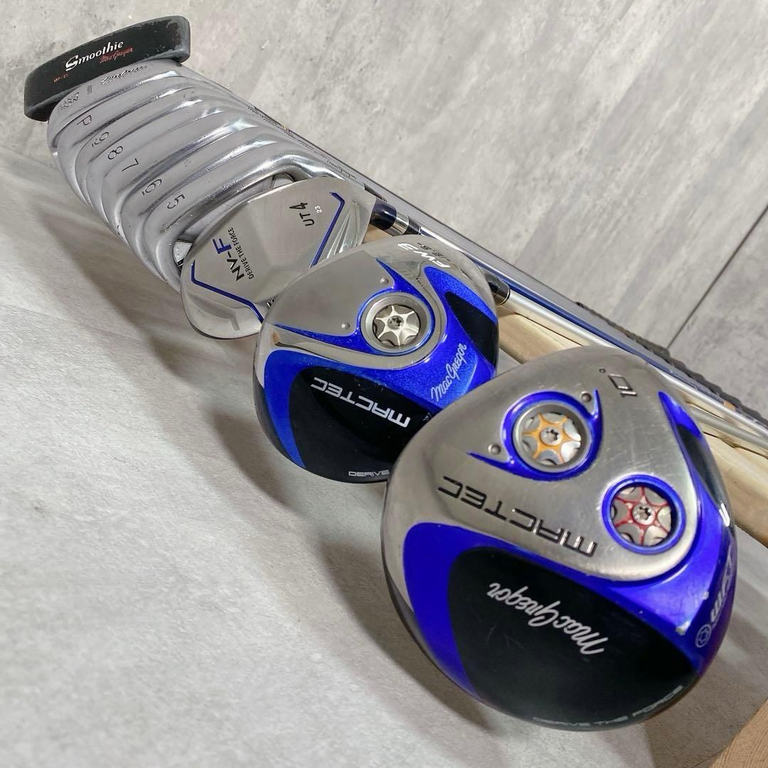 W962 MacGregor MACTEC 他 メンズ ゴルフ クラブ セット 新品！MACTEC MC7 マクレガー⭐︎ゴルフクラブセット⭐︎ブラック