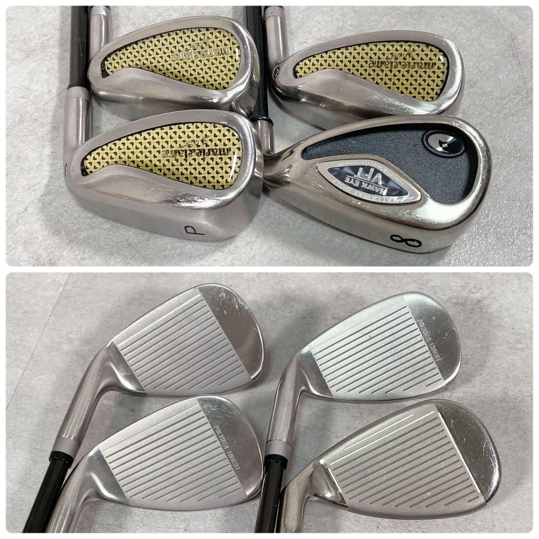 V686 マリクレール レディース ゴルフ クラブ セット 赤 キャディ