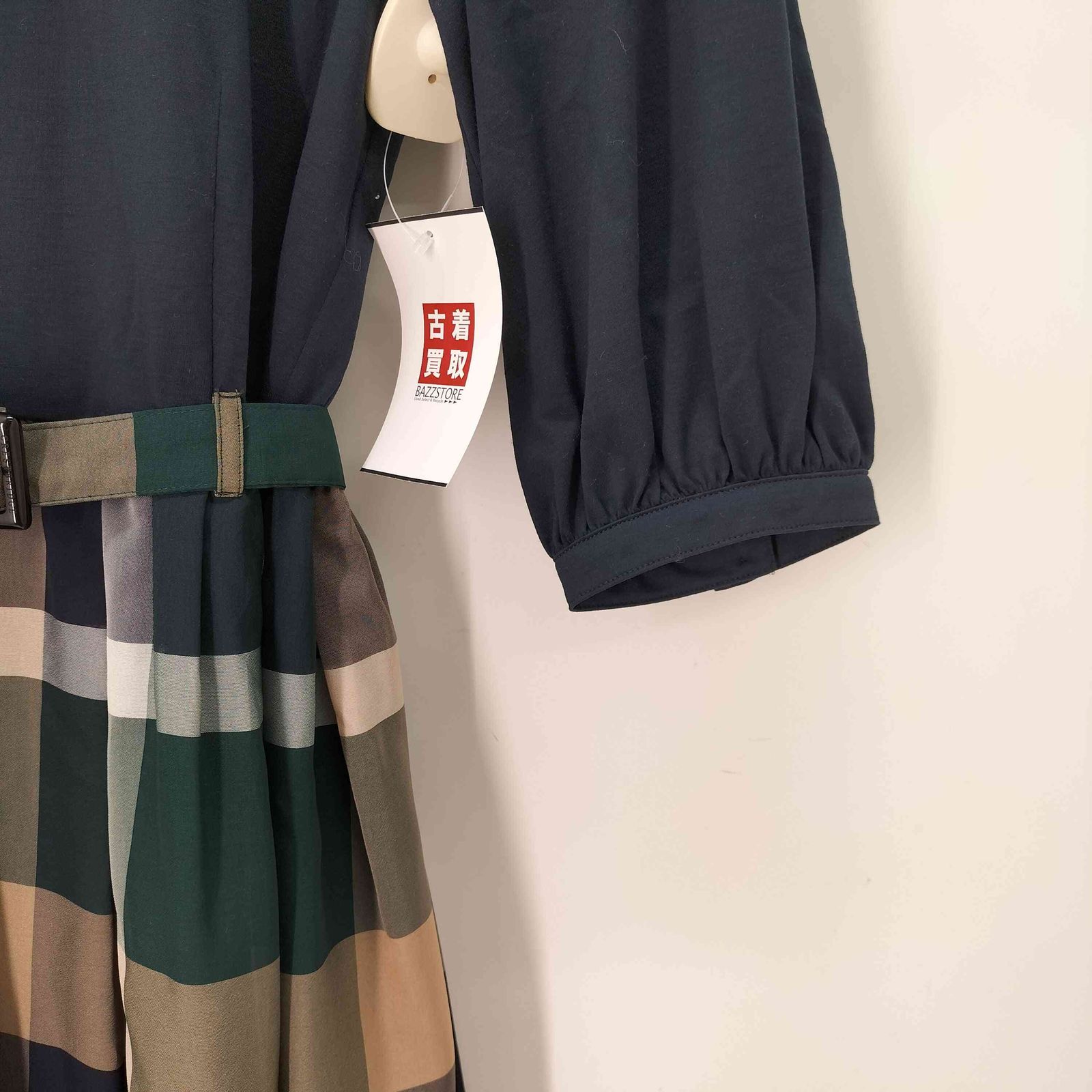 ブルーレーベルクレストブリッジ　ドッキングワンピース　ベルト ブルーレーベルクレストブリッジ BLUE LABEL CRESTBRIDGE ドッキング